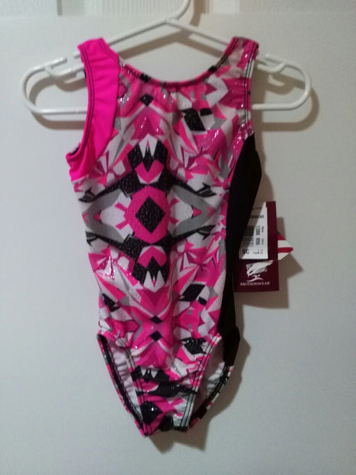 Motionwear - Child's Pink Print Gymnastics Leotard