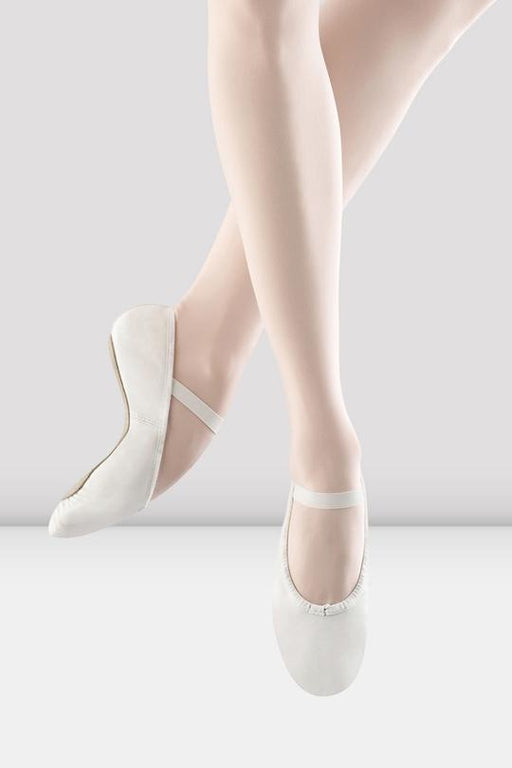 Bloch - Childrens Dansoft leather ballet Flat - white