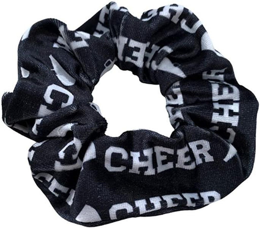 Cheer Premium Black Velvet Scrunchie