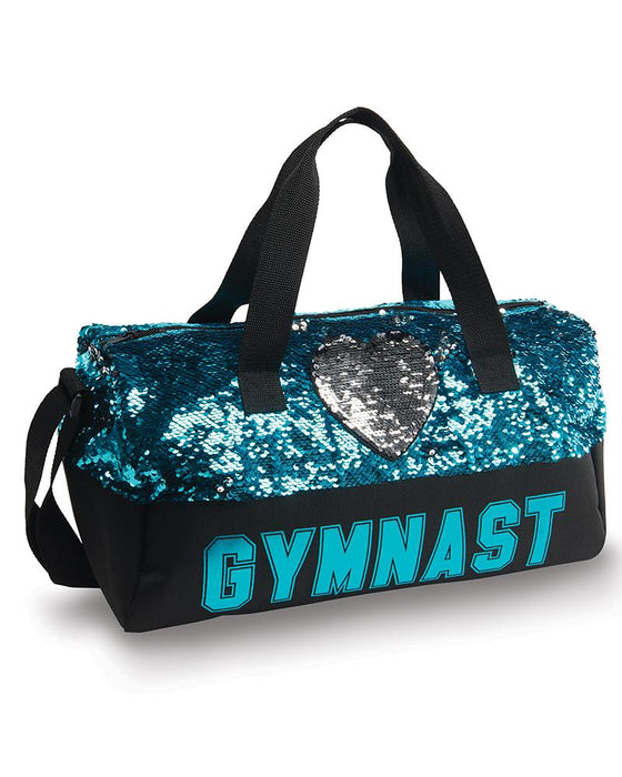 Sequin Gymnast Heart Bag