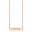Rose Gold Dance Dance Necklace