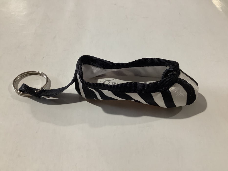 SoDanca - Zebra Print Pointe Shoe Key Ring