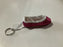 SoDanca - Raspberry Polka Dot Pointe Shoe Key Ring